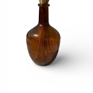 Amber Glass Vase